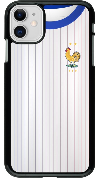 iPhone 11 Case Hülle - Frankreich Away personalisierbares Fussballtrikot