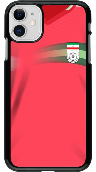 Coque iPhone 11 - Maillot de football Iran 2022 personnalisable