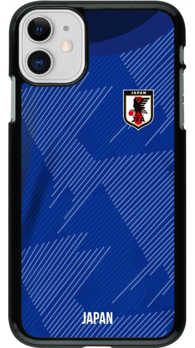 Coque iPhone 11 - Maillot de football Japon 2022 personnalisable