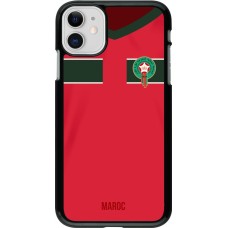 iPhone 11 Case Hülle - Marokko 2022 personalisierbares Fussballtrikot