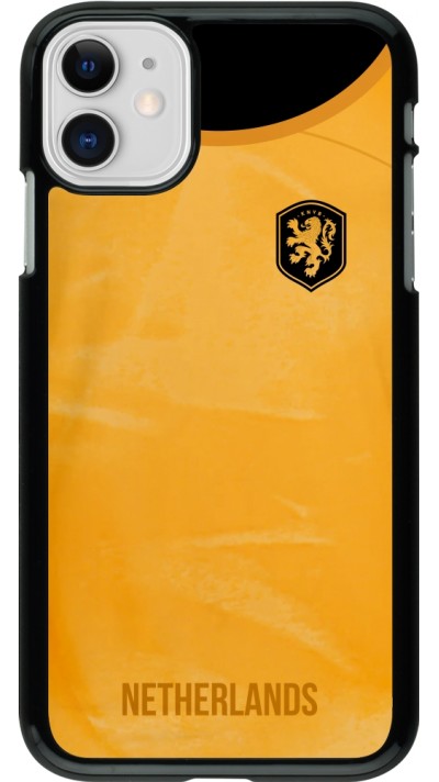Coque iPhone 11 - Maillot de football Pays-Bas 2022 personnalisable