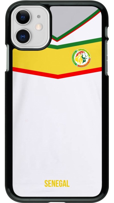 Coque iPhone 11 - Maillot de football Senegal 2022 personnalisable