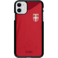 iPhone 11 Case Hülle - Serbien 2022 personalisierbares Fussballtrikot