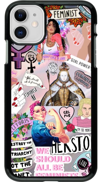 Coque iPhone 11 - Girl Power Collage