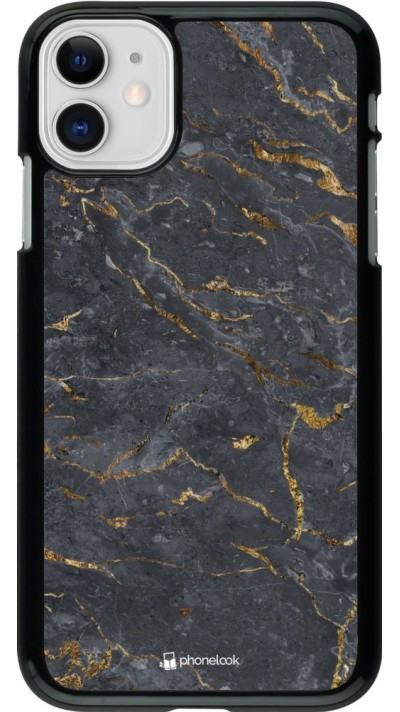 Hülle iPhone 11 - Grey Gold Marble