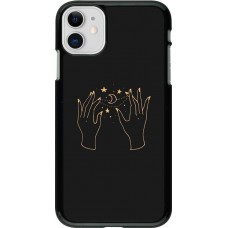 Coque iPhone 11 - Grey magic hands