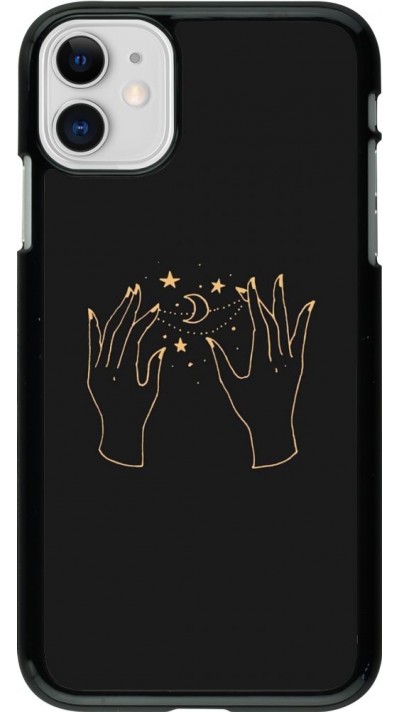 Hülle iPhone 11 - Grey magic hands