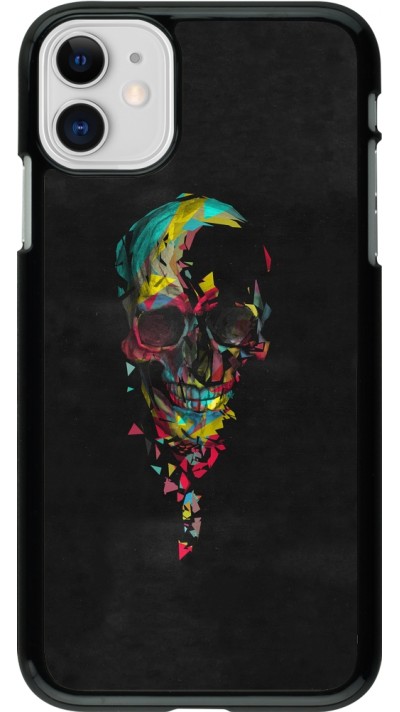 iPhone 11 Case Hülle - Halloween 22 colored skull