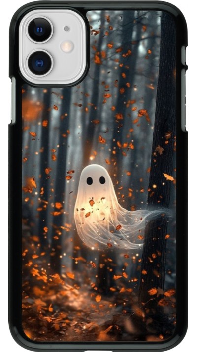iPhone 11 Case Hülle - Halloween 2025 Ghost in the forest