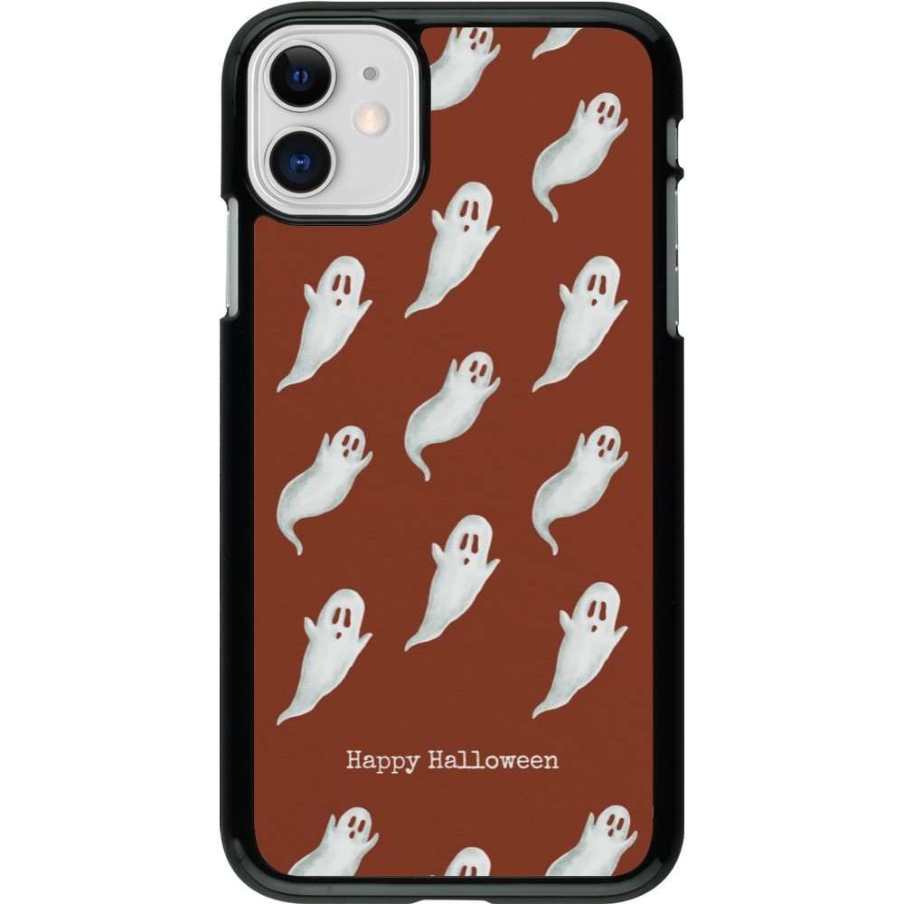 iPhone 11 Case Hülle - Halloween 2025 Pattern of ghosts