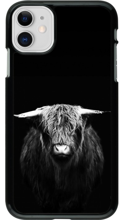 Coque iPhone 11 - Highland calf black
