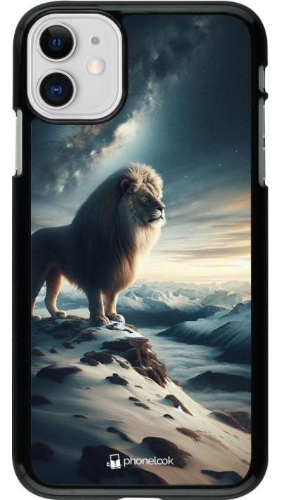 Coque iPhone 11 - Le lion blanc