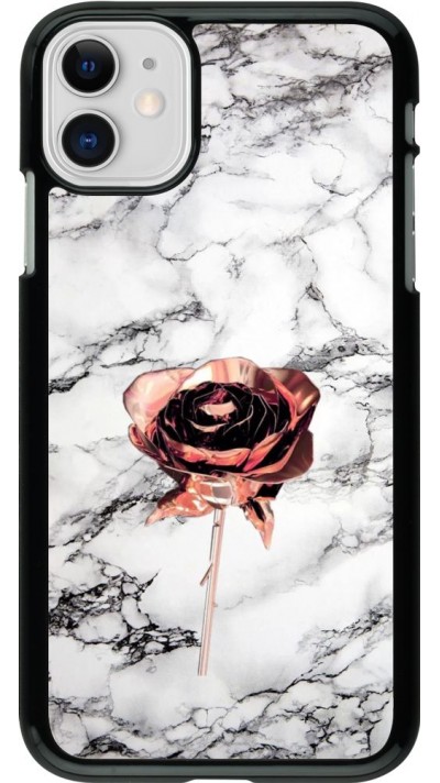 Hülle iPhone 11 - Marble Rose Gold