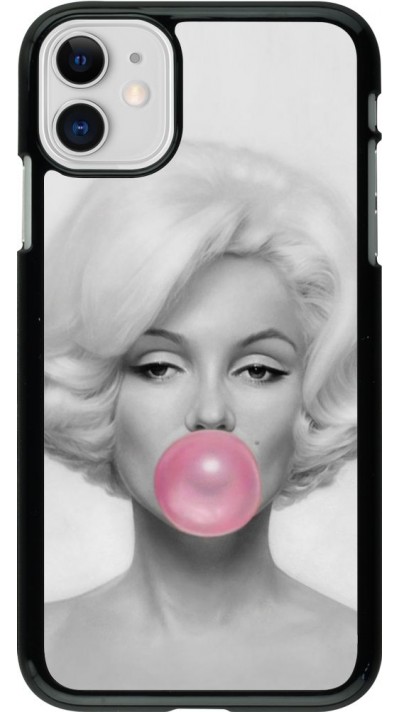 Coque iPhone 11 - Marilyn Bubble