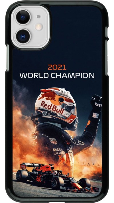 Coque iPhone 11 - Max Verstappen 2021 World Champion