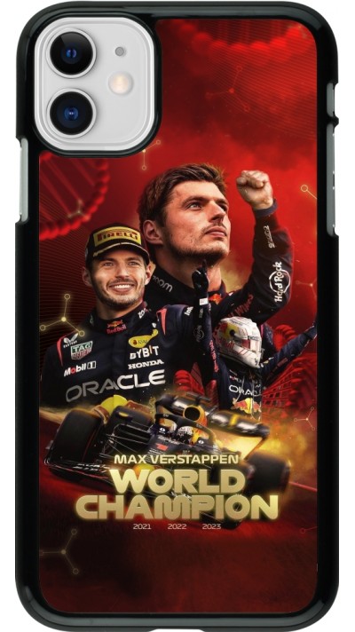 Coque iPhone 11 - Max Verstappen Champion 2023