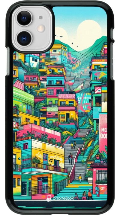 iPhone 11 Case Hülle - Medellin Comuna 13 Kunst