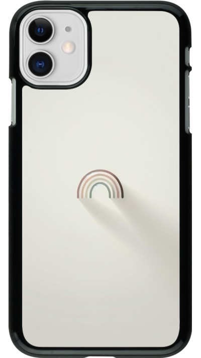 iPhone 11 Case Hülle - Mini Regenbogen Minimal