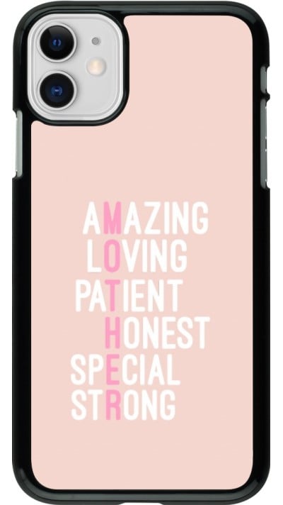 Coque iPhone 11 - Mom 2024 Mother