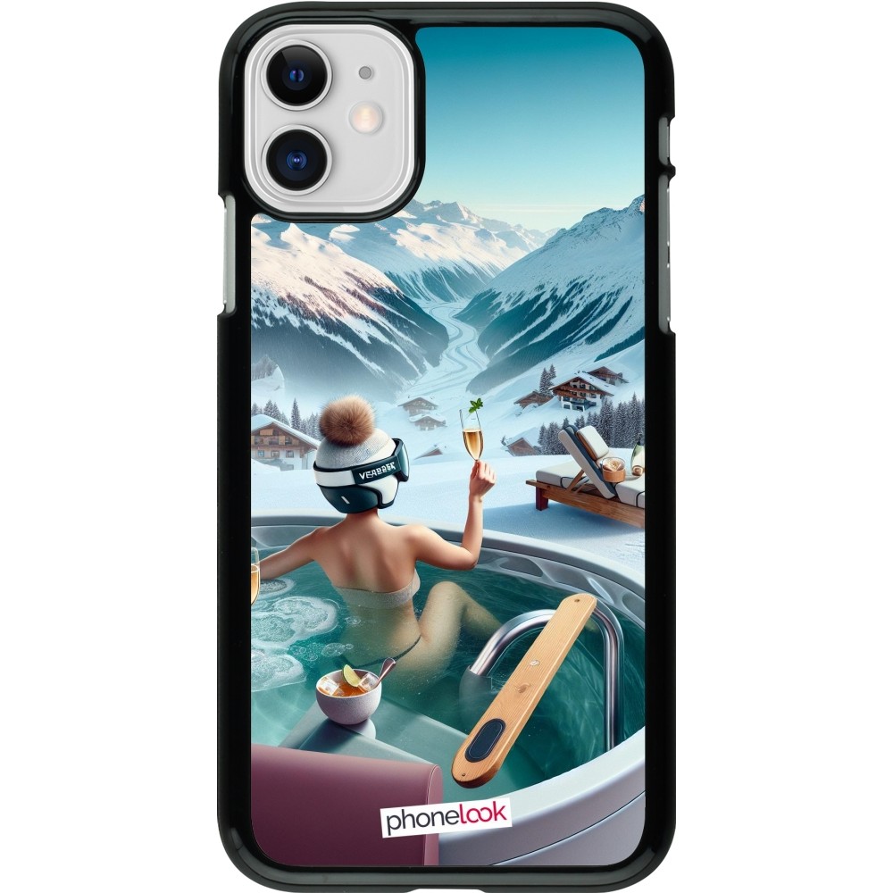 iPhone 11 Case Hülle - Berg Glamour Whirlpool