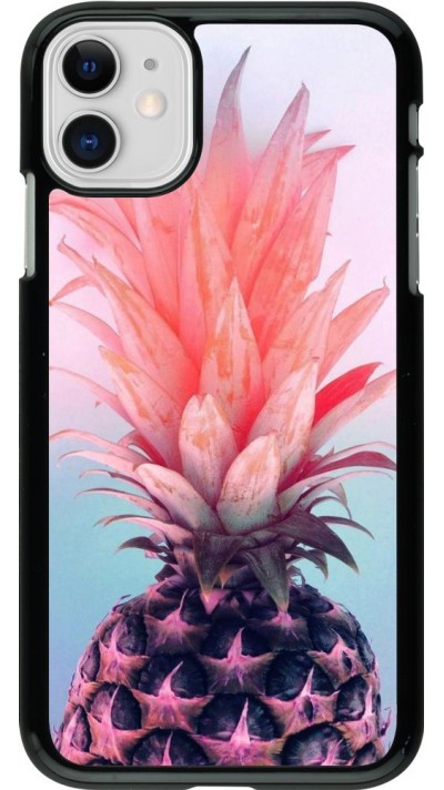 Hülle iPhone 11 - Purple Pink Pineapple