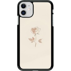 iPhone 11 Case Hülle - Rosa Sand Minimalistisch
