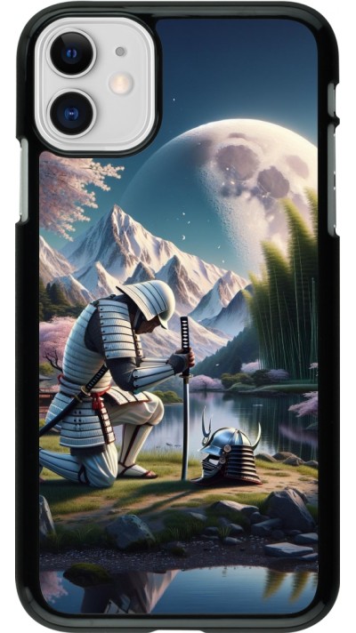 Coque iPhone 11 - Samurai Katana Lune