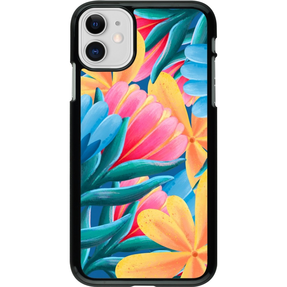 iPhone 11 Case Hülle - Spring 23 colorful flowers
