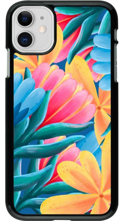 Coque iPhone 11 - Spring 23 colorful flowers