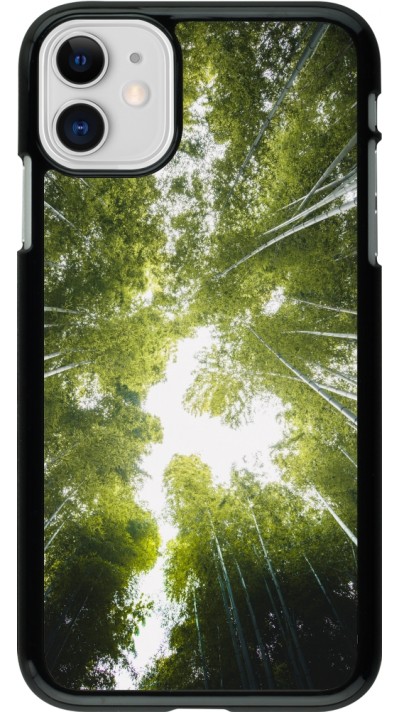 iPhone 11 Case Hülle - Spring 23 forest blue sky