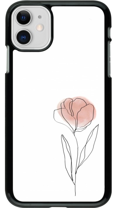 Coque iPhone 11 - Spring 23 minimalist flower