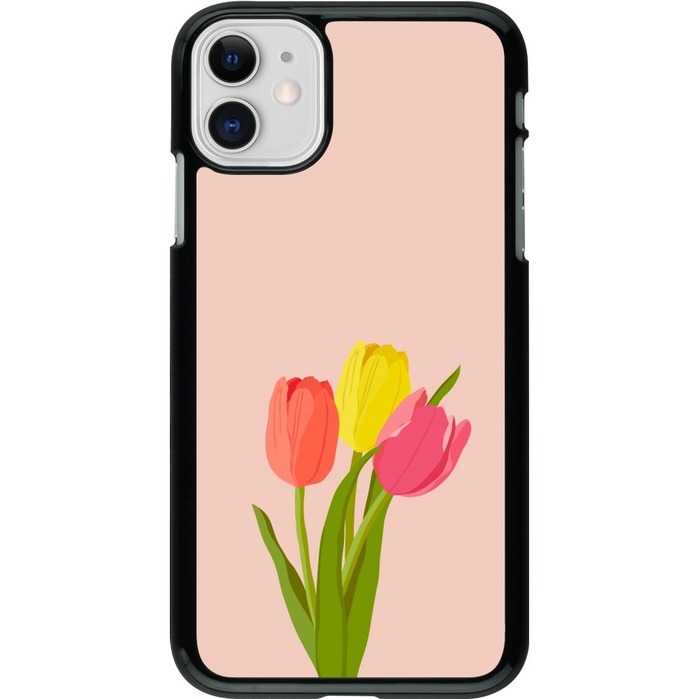 iPhone 11 Case Hülle - Spring 23 tulip trio