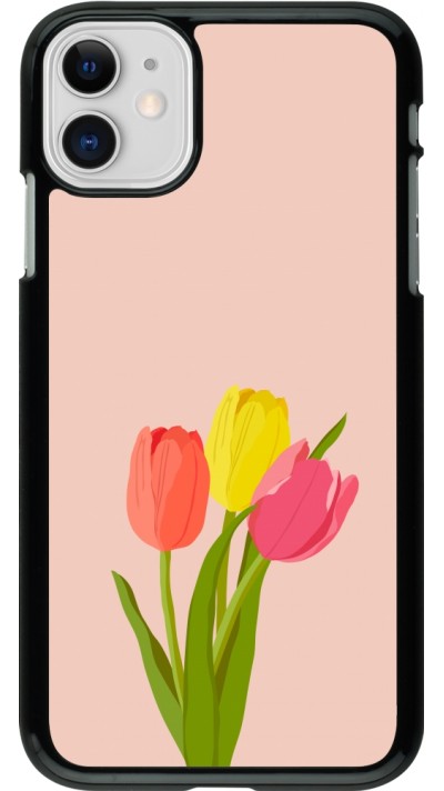Coque iPhone 11 - Spring 23 tulip trio
