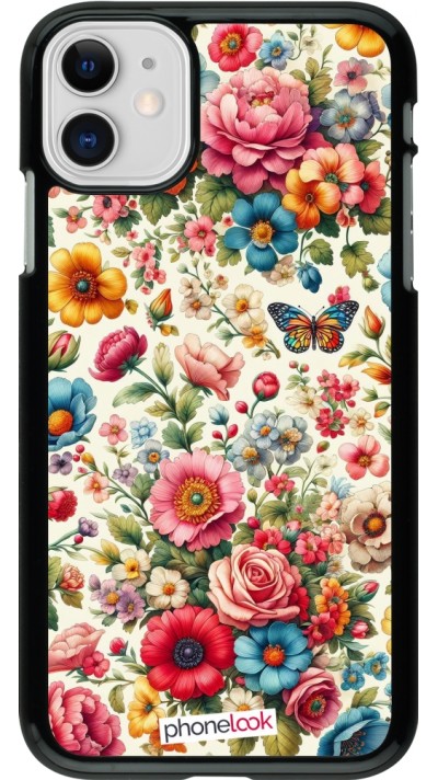 Coque iPhone 11 - Spring 25 printemps fleuri