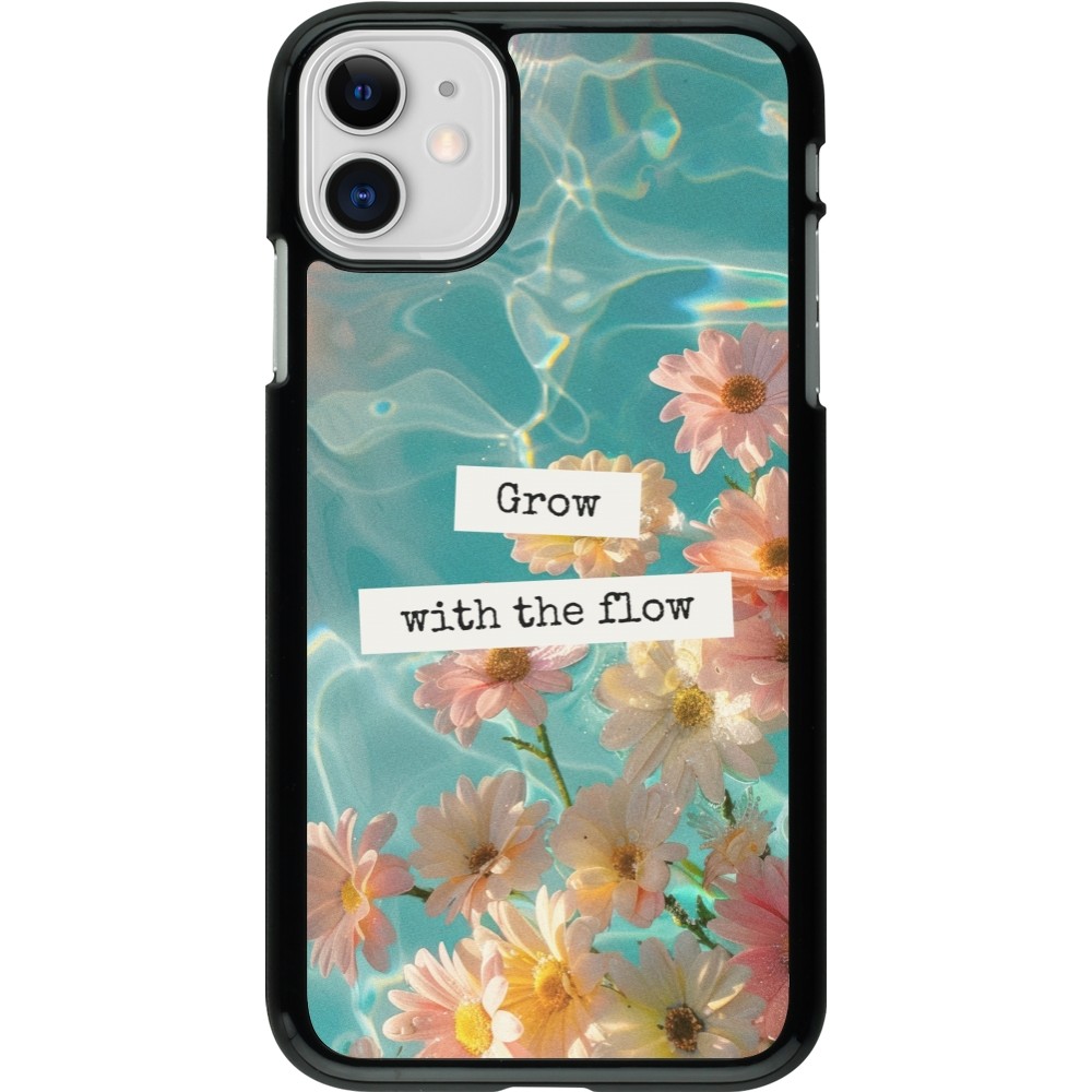 iPhone 11 Case Hülle - Summer 2025 Grow with the flow