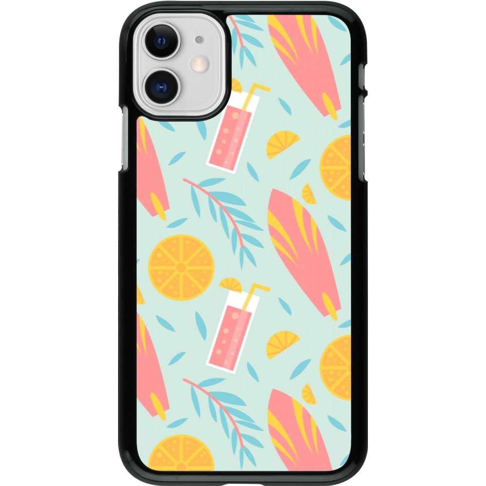 Coque iPhone 11 - Summer 2025 Pattern citron