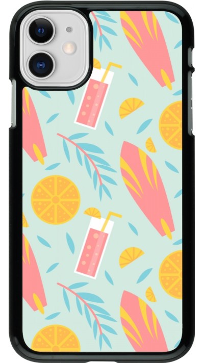 Coque iPhone 11 - Summer 2025 Pattern citron