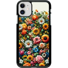 iPhone 11 Case Hülle - Sommer Blumenmuster