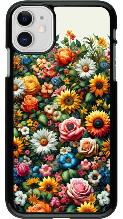 iPhone 11 Case Hülle - Sommer Blumenmuster