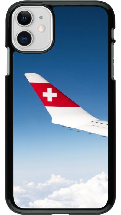 iPhone 11 Case Hülle -  Schweizer Nationalfeiertag Sky Swiss Flag