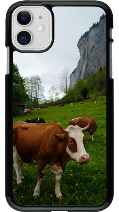 iPhone 11 Case Hülle -  Nationalfeiertag Schweiz Kühe