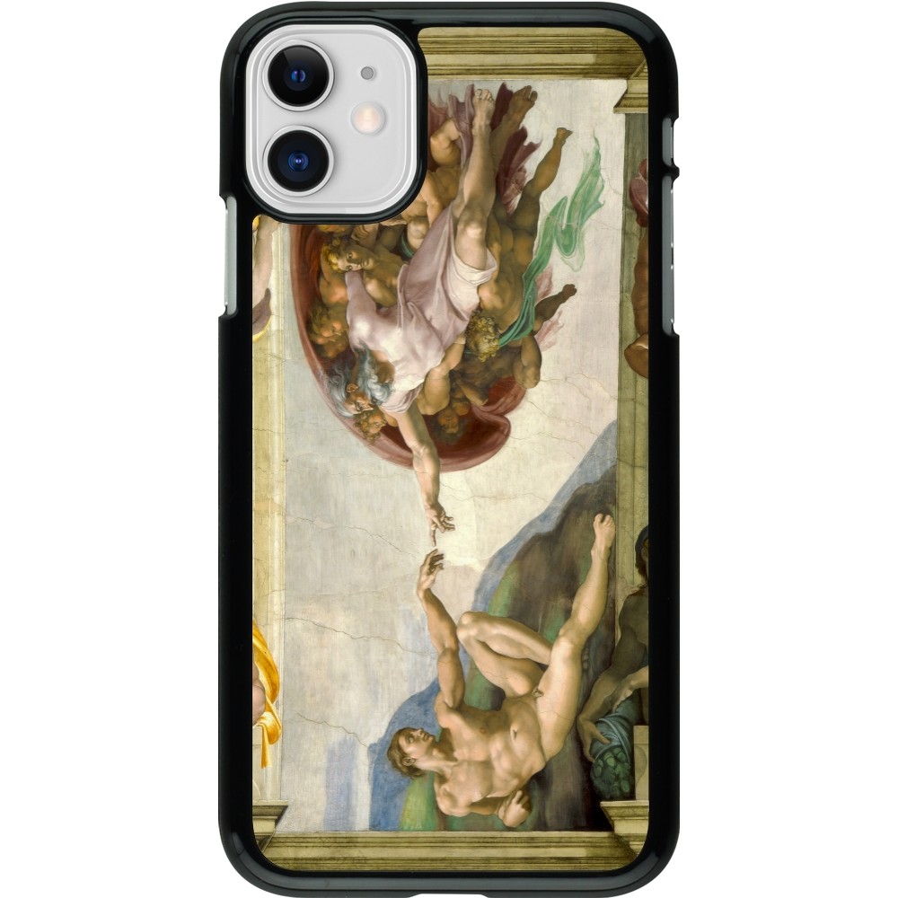 iPhone 11 Case Hülle - Kunstbild - Die Erschaffung Adams - Michelangelo
