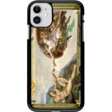 iPhone 11 Case Hülle - Kunstbild - Die Erschaffung Adams - Michelangelo