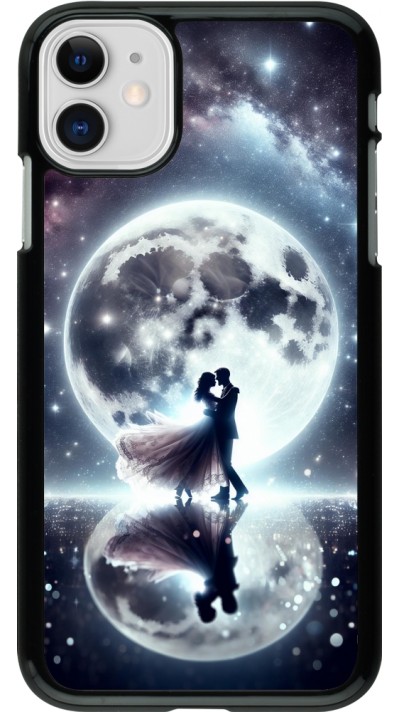 Coque iPhone 11 - Valentine 2024 Love under the moon
