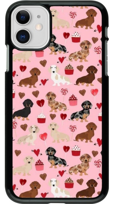 Coque iPhone 11 - Valentine 2024 puppy love