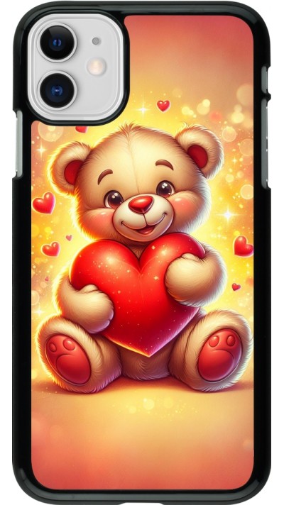 Coque iPhone 11 - Valentine 2024 Teddy love
