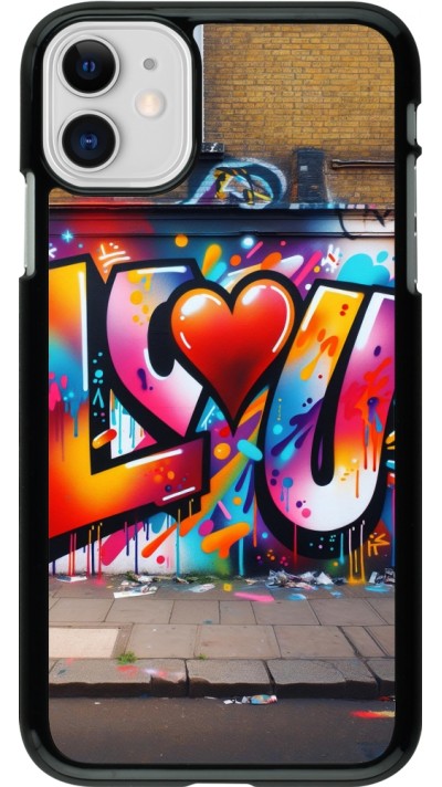 iPhone 11 Case Hülle - Valentin 2025 Liebe U Tag