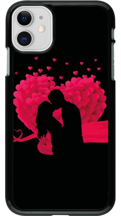 Coque iPhone 11 - Valentine 2023 passionate kiss