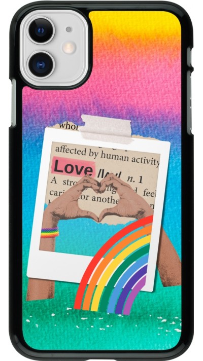 Coque iPhone 11 - Valentine 2023 love is for everyone