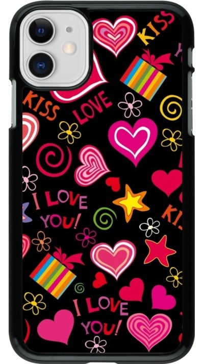 Coque iPhone 11 - Valentine 2023 love symbols